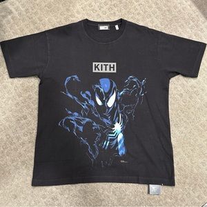 KITH x Marvel Spider-man Black Suit Vintage Tee